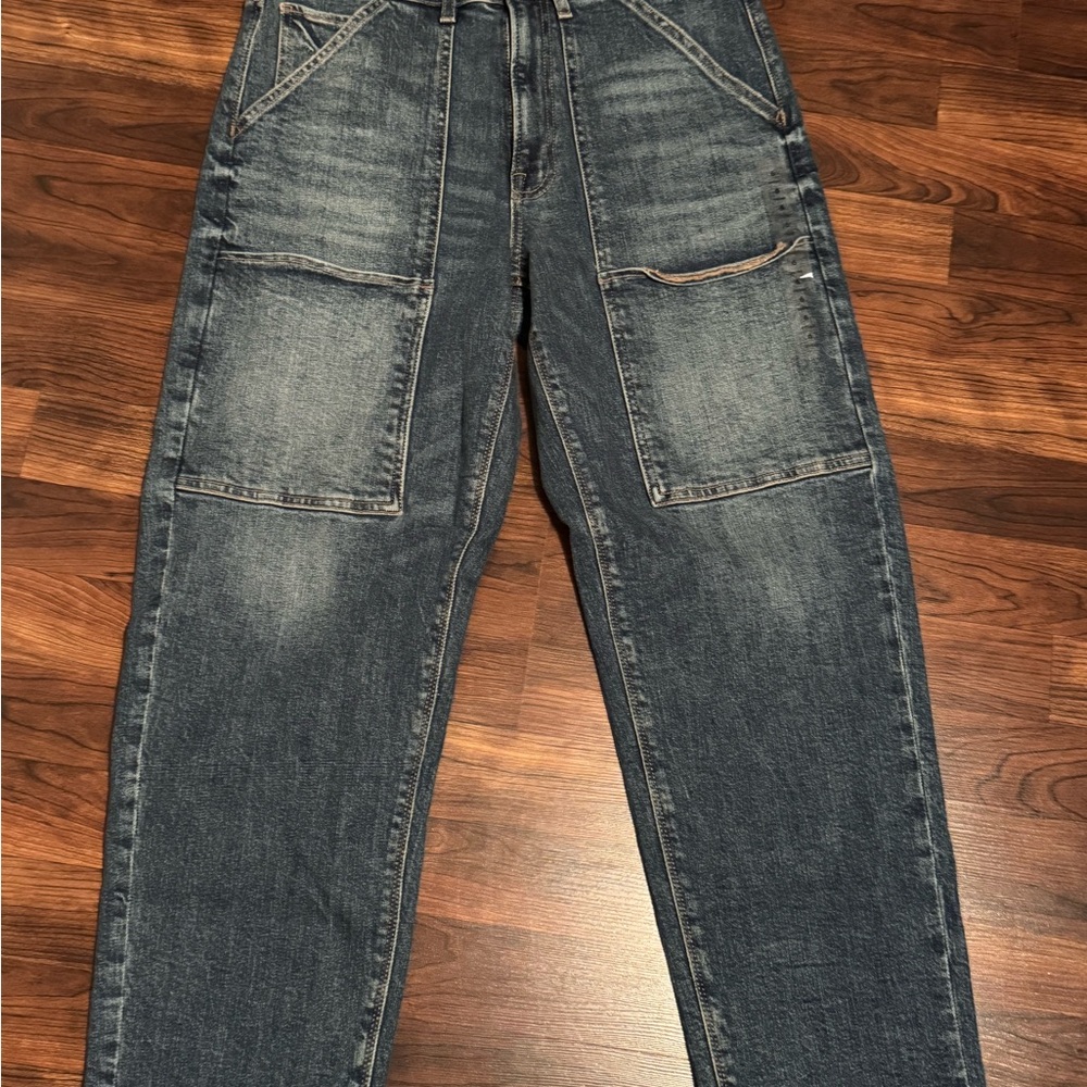 American Eagle Outfitters Dark Blue Ankle Jeans